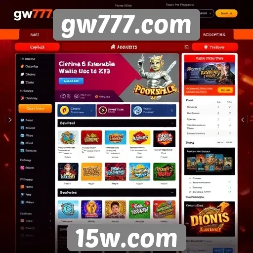 Interface e usabilidade do site gw777.com
